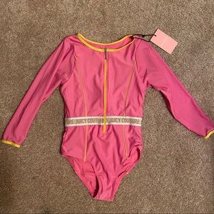 Juicy Couture Girls rashguard swimsuit